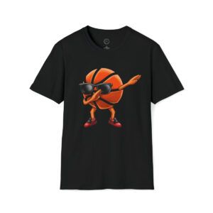 JUST CODE Basketball Dabbing with Shades Unisex Softstyle T-Shirt